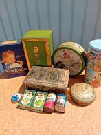 11 vintage blikken, Ophalen of Verzenden, Gebruikt, Overige, Overige merken