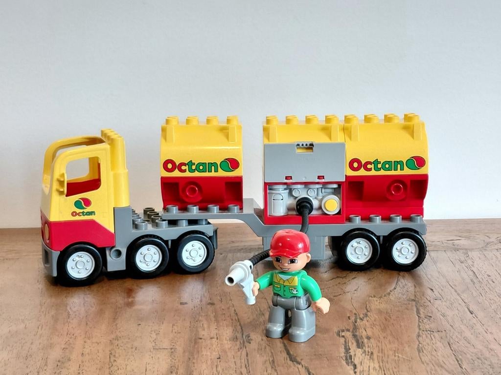 Duplo tankwagen 5605 met echte tankgeluiden, Ophalen of Verzenden, Gebruikt, Duplo