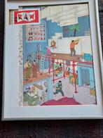 Paul Gravett Raw 80s comic art poster, Ophalen of Verzenden