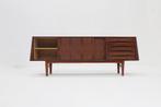 Vintage mid century Deens dressoir, Huis en Inrichting, Kasten | Dressoirs, Ophalen, Gebruikt, 200 cm of meer, 25 tot 50 cm