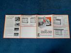 Junker & Ruh gasfornuizen oude folder 1933, Ophalen of Verzenden, Zo goed als nieuw, Overige typen