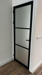 Svedex binnendeur mat glas 211,5 x 83 cm, Ophalen, 80 tot 100 cm, Binnendeur, 200 tot 215 cm