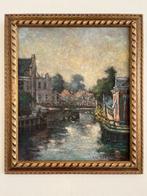 Broer de Boer; pastel dorps tafereel, Ophalen of Verzenden