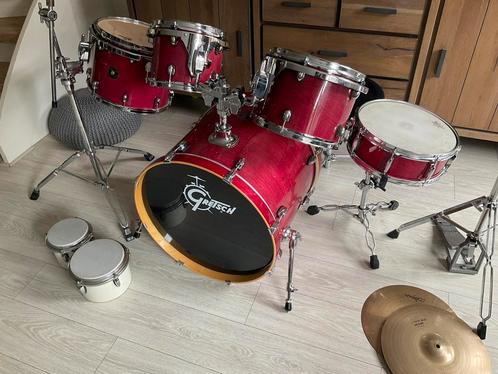 Gretsch Catalina Birch drumstel met een hoop extra, Muziek en Instrumenten, Drumstellen en Slagwerk, Gebruikt, Overige merken