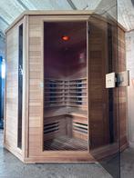 COMBI SAUNA INFRAROOD MET OPGIETKACHEL GRATIS BEZORGD! 🚚, Complete sauna, Ophalen of Verzenden, Zo goed als nieuw, Fins of Traditioneel