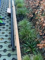 Rsetstukken Douglas hout en 2 zwarte potdekselplanken, Doe-het-zelf en Verbouw, Hout en Planken, Ophalen, Nieuw, Balk, Overige houtsoorten