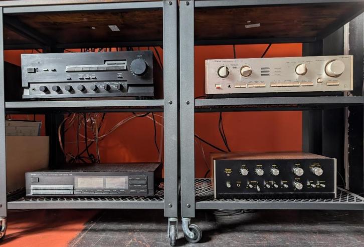 Yamaha, Luxman, Sansui versterkers te koop, Audio, Tv en Foto, Versterkers en Receivers, Gebruikt, Stereo, 60 tot 120 watt, Overige merken