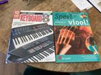 Viool methode en Keyboard methode met cd, Nieuw, Viool of Altviool, Les of Cursus, Verzenden