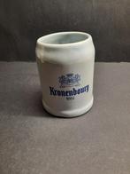 Bierpul van aardewerk Kronenbourg 1664, Ophalen of Verzenden, Zo goed als nieuw, Pul(len), Overige merken