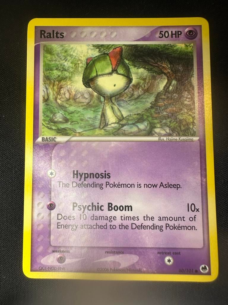 Ralts - 2006 - 60/101 - EX Dragon Frontiers, Ophalen of Verzenden, Zo goed als nieuw, Losse kaart