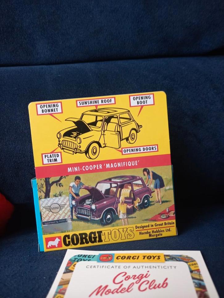 Corgi Toys Mini Magnifique groen, Hobby en Vrije tijd, Modelauto's | 1:43, Nieuw, Auto, Corgi, Ophalen of Verzenden