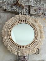Macramé spiegel - 34cm, Ophalen of Verzenden, Rond