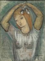 803. Olieverfschilderij, L. Turner – midden 20e eeuw