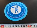 sticker lonneker kleding weet je wat je hebt, Verzamelen, Ophalen, Zo goed als nieuw