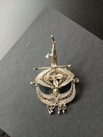 Vintage  Filigree Broche, Ophalen of Verzenden, Dames