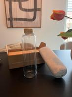 Waterdrop Glass Bottle 1L, Sport en Fitness, Bidons, Ophalen of Verzenden, Zo goed als nieuw
