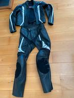 Te koop leren zwart/wit motorpak heren maat 48, Ophalen, Büse, Tweedehands, Heren