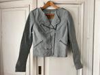 Goosecraft suede biker jas, Kleding | Dames, Maat 38/40 (M), Blauw, Ophalen of Verzenden, Zo goed als nieuw