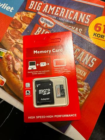 2TB MicroSD Kaart met Adapter - Nieuw beschikbaar voor biedingen