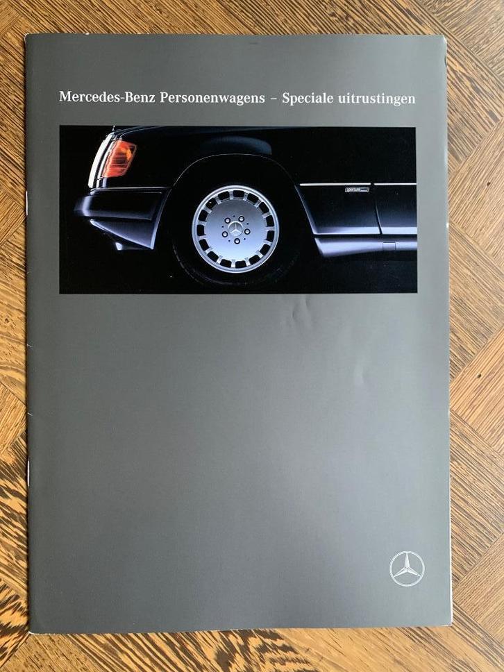NL brochure folder Mercedes-Benz Speciale uitrustingen 1990, Boeken, Auto's | Folders en Tijdschriften, Nieuw, Mercedes, Ophalen of Verzenden