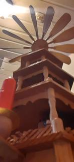PYRAMIDE KERST DECORATIE HOUT DDR VINTAGE, Diversen, Kerst, Ophalen of Verzenden, Gebruikt