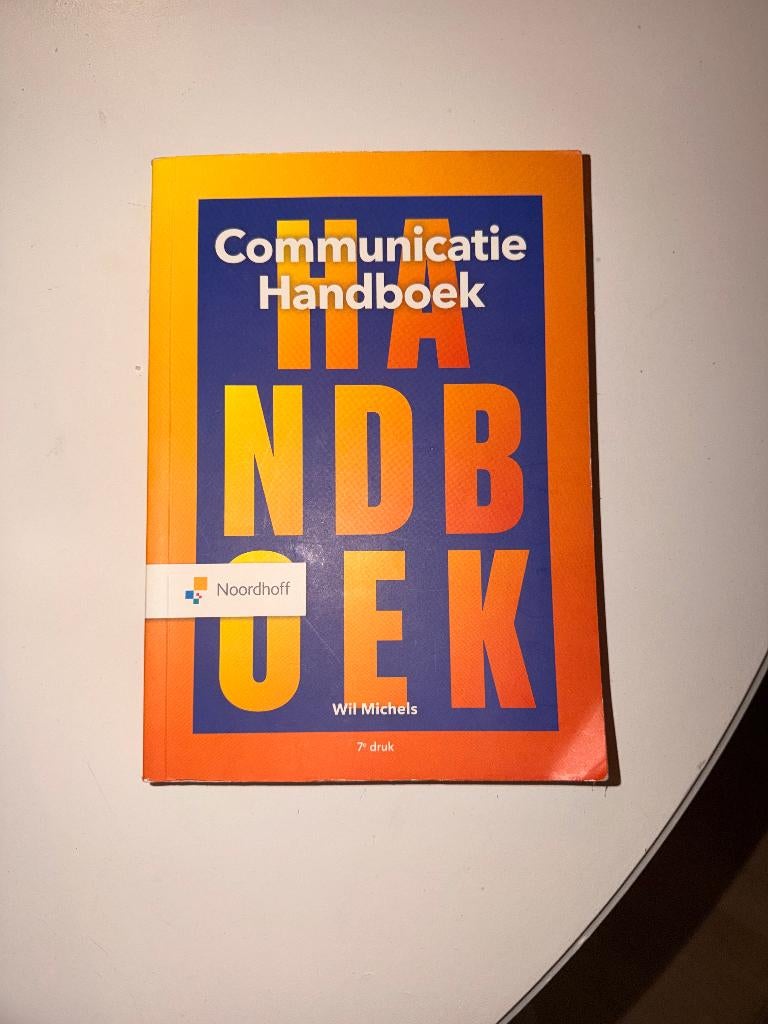 Communicatie Handboek Wil Michels 7e druk, Overige vakken, Wil Michels, HAVO, Ophalen of Verzenden