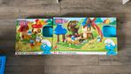Mega Bloks Smurfen sets: Papa Smurf & Kermis, Ophalen of Verzenden, Zo goed als nieuw, Complete set, Lego