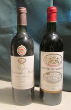 2 flessen rode Wijn - Haut-Medoc - 1981, Verzamelen, Wijnen, Frankrijk, Ophalen of Verzenden, Zo goed als nieuw, Rode wijn