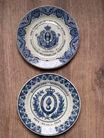 Marechaussee delfs blauw antiek bord ceramique Maastricht, Ophalen