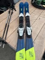 Wedze Ski's met stokken - 117 cm, Overige merken, Gebruikt, 100 tot 140 cm, Ophalen of Verzenden