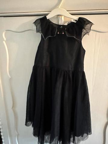 Halloween jurk zwart vleermuis, maat  134  Als nieuw . beschikbaar voor biedingen