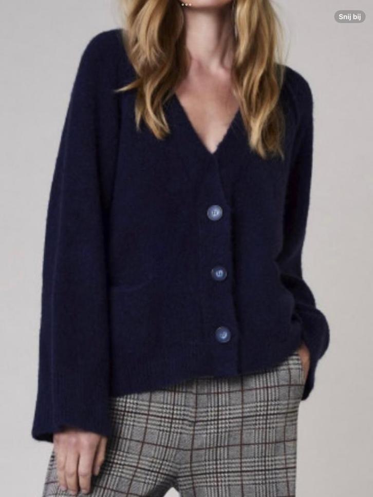 Summum Nachtblauw Vest M (valt als L/XL) - Nieuw!, Kleding | Dames, Truien en Vesten, Nieuw, Maat 42/44 (L), Blauw, Ophalen of Verzenden