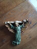 Prachtige gipsen oude kerststal engel, Diversen, Kerst, Ophalen of Verzenden, Gebruikt