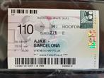 Ticket Erewedstrijd Johan Cruyff (1999), Verzenden