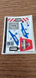 Lego 60137 Stickers - City Politie Sleepwagen - Nieuw!, Ophalen of Verzenden, Nieuw, Losse stenen, Lego