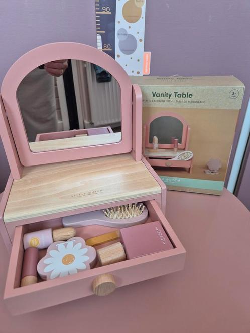 Little dutch kaptafel spiegel make-up houten speelgoed, Kinderen en Baby's, Speelgoed | Houten speelgoed, Zo goed als nieuw, Ophalen of Verzenden