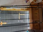 Douchewand gehard glas 8 mm dik, Nano, 80x200cm zwart, Ophalen, Gebruikt