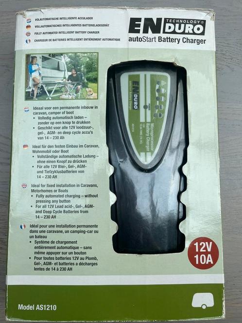 Enduro acculader As1210, Caravans en Kamperen, Caravan accessoires, Zo goed als nieuw, Ophalen of Verzenden