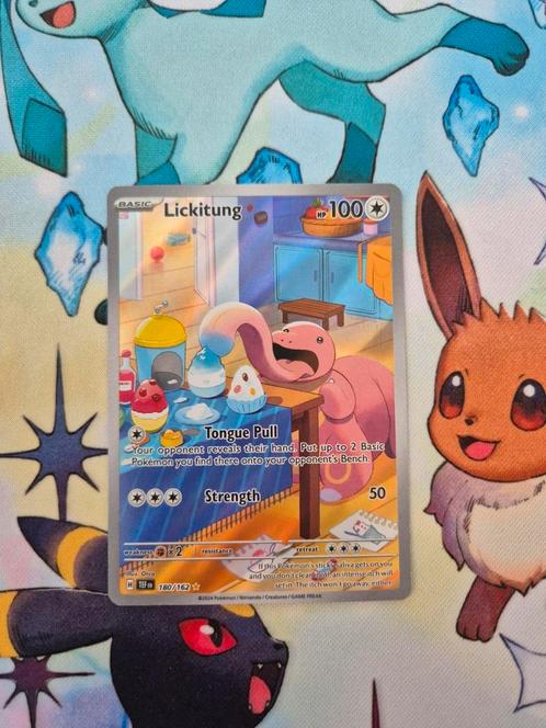 Lickitung 180/162 Temporal Forces, Hobby en Vrije tijd, Verzamelkaartspellen | Pokémon, Zo goed als nieuw, Losse kaart, Ophalen of Verzenden