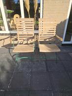Te koop tuinstoelen, Tuin en Terras, Ophalen, Gebruikt, Metaal, Verstelbaar