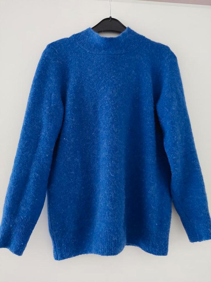 Summum Trui met Strikdetail - Blauw - maat S, Kleding | Dames, Truien en Vesten, Zo goed als nieuw, Maat 38/40 (M), Blauw, Ophalen of Verzenden