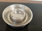 RVS asbak, doorsnee 16.5 cm, Verzamelen, Ophalen, Zo goed als nieuw, Asbak