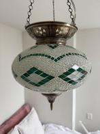 Nieuw! Oosterse hanglamp mozaïek, Huis en Inrichting, Lampen | Hanglampen, Ophalen of Verzenden, Zo goed als nieuw, Glas, Minder dan 50 cm