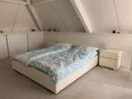 2-persoons Auping bed met lattenbodem en nachtkastjes, Ophalen, Gebruikt, Tweepersoons