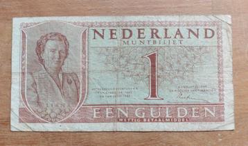 Biljet van 1 gulden, Juliana beschikbaar voor biedingen