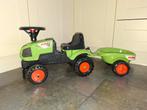 Tractor met aanhanger, Kinderen en Baby's, Speelgoed | Buiten | Voertuigen en Loopfietsen, Ophalen, Zo goed als nieuw, Loopvoertuig