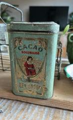Antiek frans zeldzaam cacao blik, Antiek en Kunst, Curiosa en Brocante, Ophalen of Verzenden