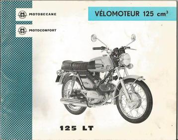 Motobecane Motoconfort Onderdelenboek 125 LT (7027z) beschikbaar voor biedingen