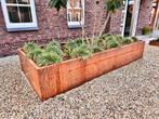Cortenstaal bloembakken op maat, Ophalen, 100 cm of meer, Zo goed als nieuw, Metaal