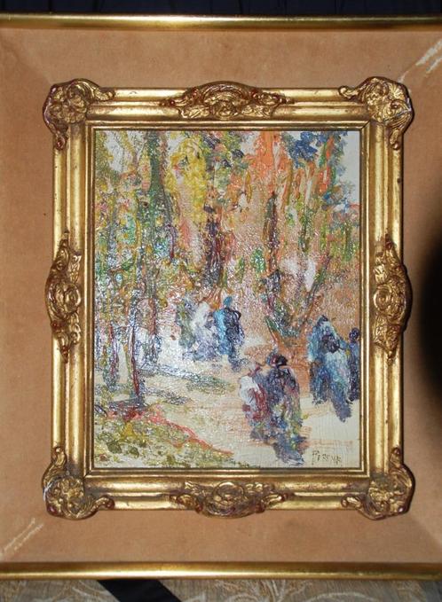 Schilderij /Lucien Perona Frankrijk in 1906, Antiek en Kunst, Kunst | Schilderijen | Modern, Ophalen of Verzenden